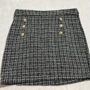 Black and white skirt
